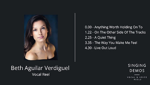 Beth Aguilar Verdiguel - Vocal Reel